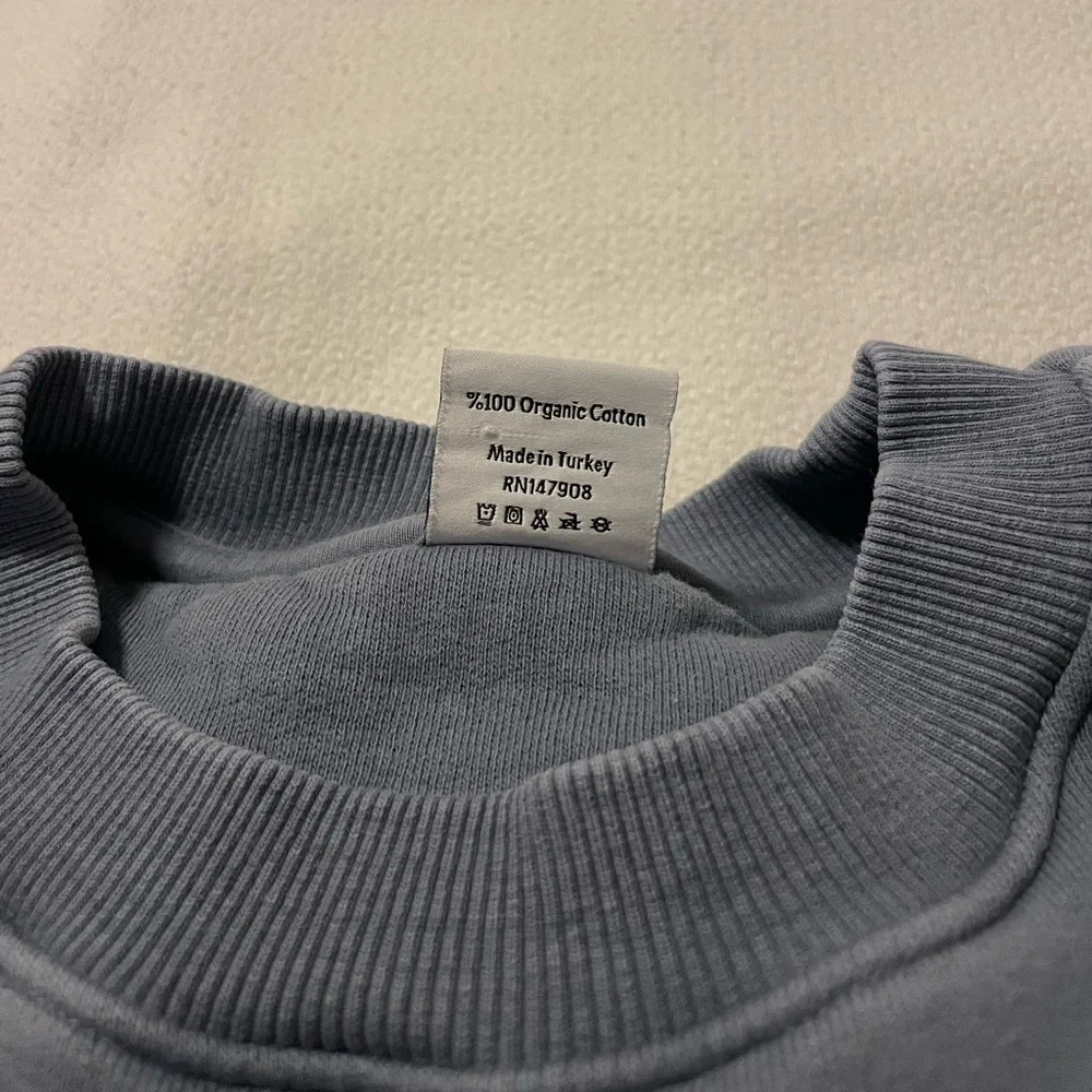 Outdoor Voices Nimbus Blue Crewneck Sweatshirt - Picture 4 of 4